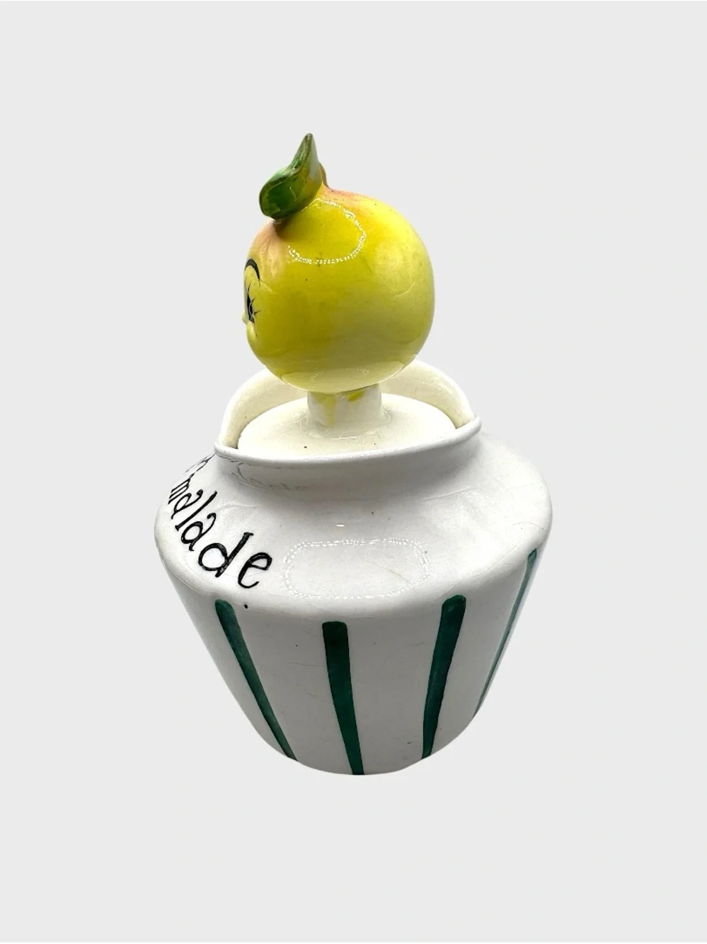 Vintage Anthropomorphic Ceramic Marmalade Jar